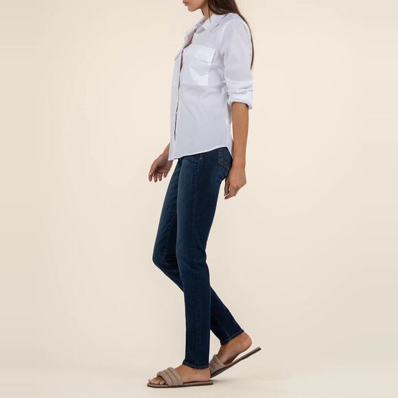 Kut from the Kloth Diana Mid Rise Relaxed Fit Skinny Jeans Size 6 - Picture 2 of 15